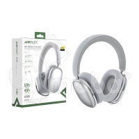 Беспроводные наушники Bluetooth Acefast H9 (накладные, активное шумоподавление) Серебро