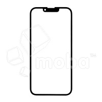 Стекло для переклейки iPhone 13 Pro Max в сборе с OCA пленкой Черный - OR (Mitsubishi)