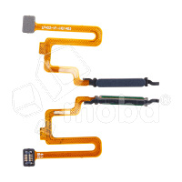 Шлейф для Xiaomi Redmi Note 12 Pro 4G (2209116AG) сканер отпечатка пальцев Черный