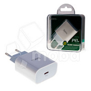 Сетевое зарядное устройство Type-C Hoco C76A Plus (20W, PD) Белый