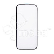 Защитное стекло "Оптима" для iPhone 15 Plus Черный (Закалённое, полное покрытие)