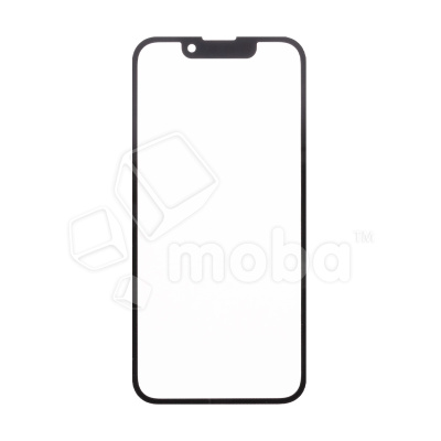 Стекло для переклейки iPhone 13 mini в сборе с OCA пленкой Черный - OR (Feaglet)