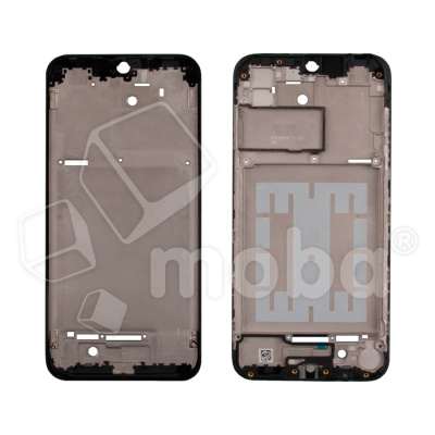 Рамка дисплея для Samsung Galaxy A01/M01 (A015F/M015F) Черный (возможен дефект ЛКП)