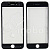 Стекло для переклейки iPhone 8/SE (2020)/SE (2022) в сборе с рамкой и OCA пленкой Черный - OR (Mitsubishi)