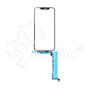 Стекло для переклейки iPhone 11 Pro Max (A2218) с OCA пленкой + тачскрин Черный - OR (Feaglet)