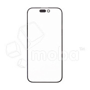 Стекло для переклейки iPhone 15 Plus в сборе с OCA пленкой Черный - OR (Feaglet)