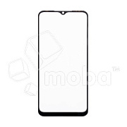 Стекло для переклейки Tecno POP 6 Pro (BE8) в сборе с OCA пленкой Черный - OR (Mitsubishi)