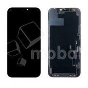 Дисплей для iPhone 12/12 Pro (A2403/A2407) в сборе с тачскрином Черный - (Hard OLED) (площадка под IC)