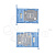 Держатель SIM для Samsung Galaxy A15 4G/5G (A155F/A156B) Синий