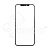 Стекло для переклейки iPhone 12 Pro Max в сборе с OCA пленкой Черный - OR (Feaglet)