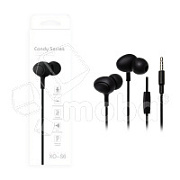 Гарнитура "3,5 мм" Jack XO S6 (вакуумные) Черный